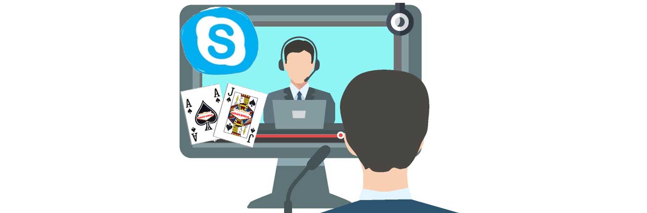 Blackjack Coaching im Online Casino über Skype