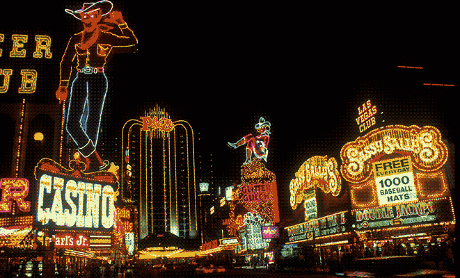 Las Vegas Downtown in der Vergangenheit