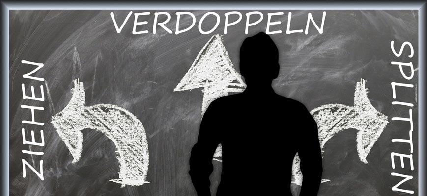 Wann man beim Blackjack ziehen, verdoppeln oder Splitten sollte