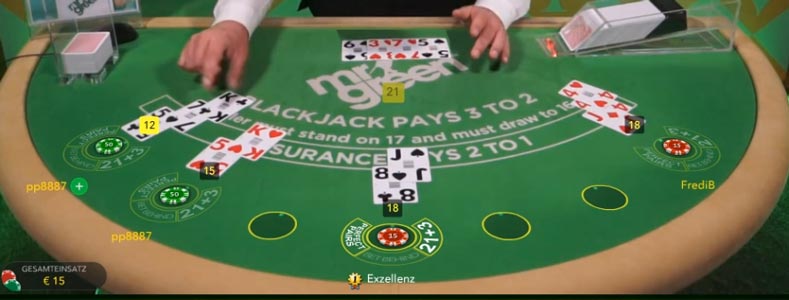 Live Blackjack online spielen im Mr Green Online Casino