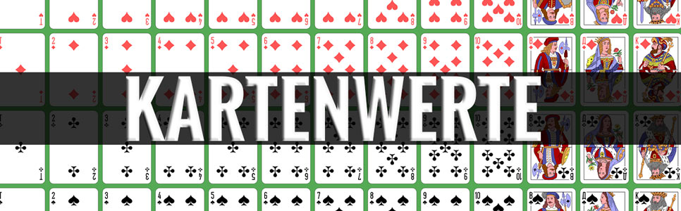 Black Jack Karten Werte