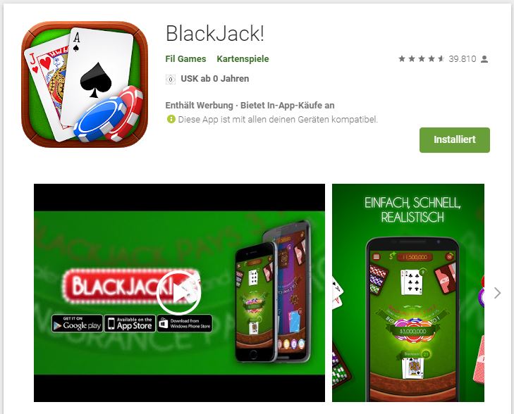 Blackjack on the App Store