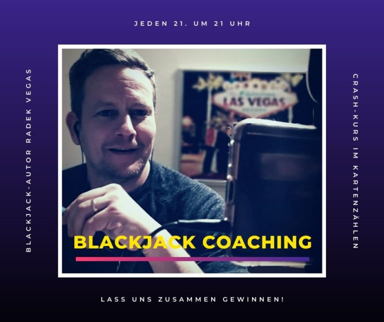 Blackjack-Coaching mit Tipps von Radek Vegas