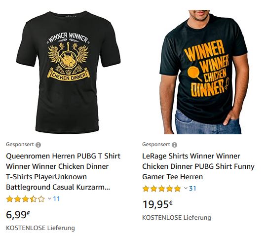 Winner Winner Chicken Dinner T-Shirt