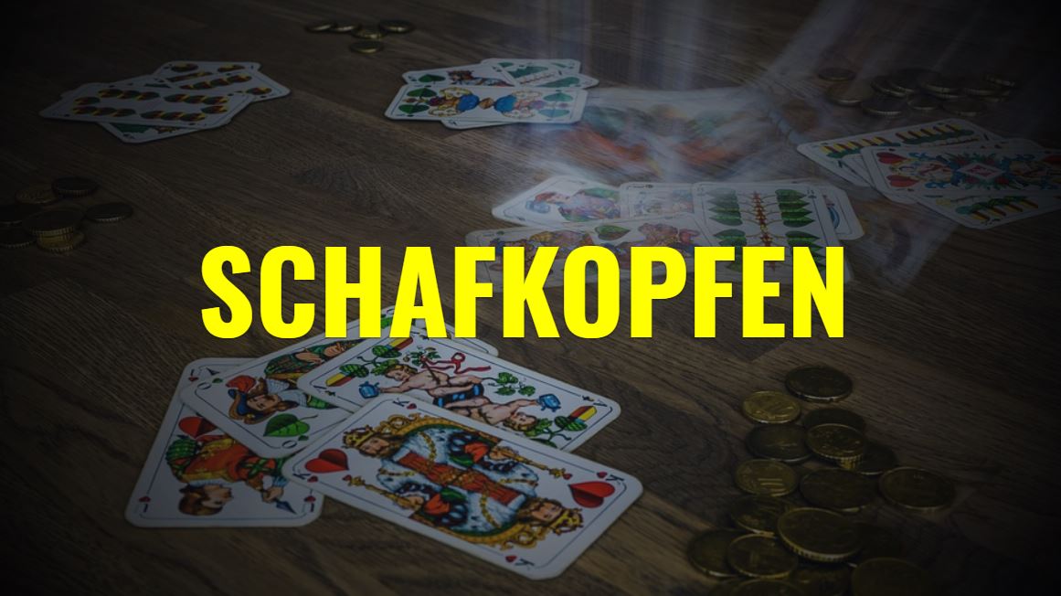 Schafkopfen ist ein deutsches Kartenspiel